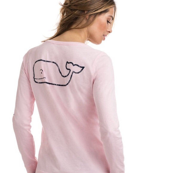 Vineyard Vines Tops Pink Vineyard Vines Longsleeve Shirt Poshmark